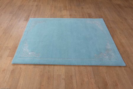 Hand-Knotted Tinchuli Rug From Nepal