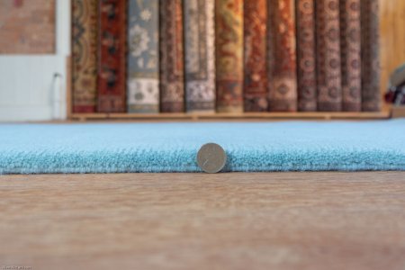 Hand-Knotted Tinchuli Rug From Nepal