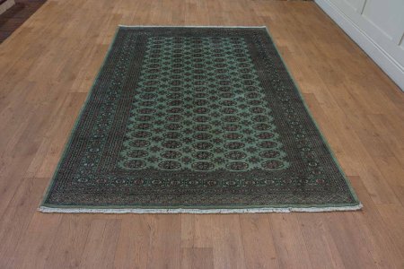 Hand-Knotted Bokhara Rug From Pakistan
