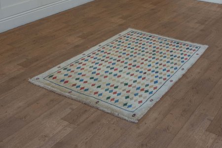 Hand-Knotted Gabbeh Rug From Iran (Persian)
