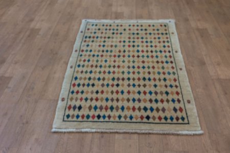 Hand-Knotted Gabbeh Rug From Iran (Persian)