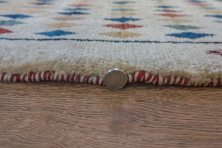 Hand-Knotted Gabbeh Rug From Iran (Persian)