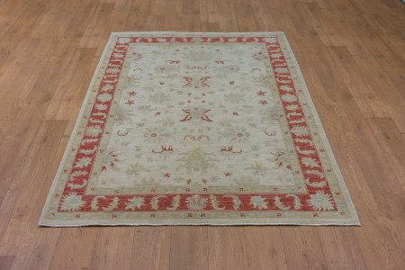 Hand-Knotted Sultanabad Rug From Afghanistan