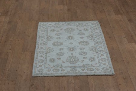 Hand-Knotted Ziegler Rug From Afghanistan