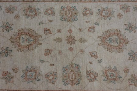 Hand-Knotted Ziegler Rug From Afghanistan