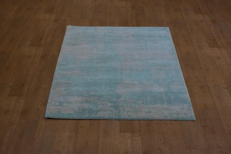 Hand-Knotted Tinchuli Rug From Nepal