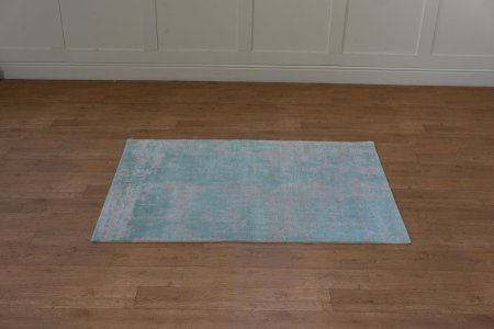Hand-Knotted Tinchuli Rug From Nepal