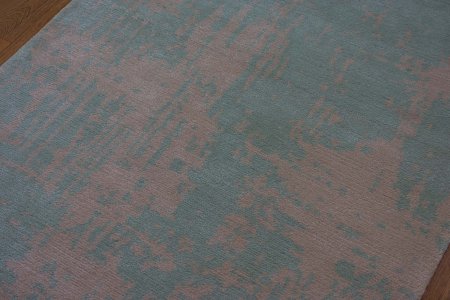 Hand-Knotted Tinchuli Rug From Nepal