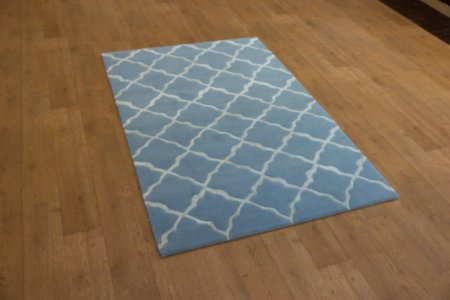 Hand-Knotted Tinchuli Rug From Nepal