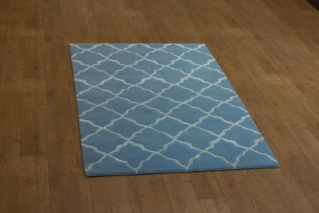 Hand-Knotted Tinchuli Rug From Nepal