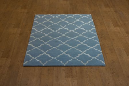 Hand-Knotted Tinchuli Rug From Nepal