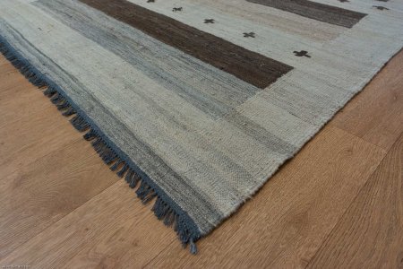 Hand-Woven Mazar Kilim From Afghanistan