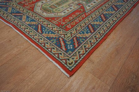 Hand-Knotted Soumak Soumak Kilim From Turkey