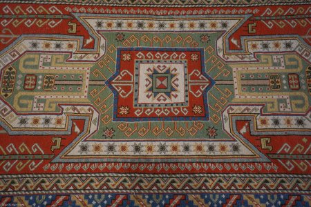 Hand-Knotted Soumak Soumak Kilim From Turkey
