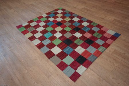 Hand-Knotted Mazar Kilim From Afghanistan