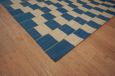 Hand-Knotted Mazar Kilim From Afghanistan