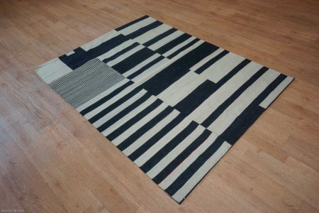 Hand-Knotted Mazar Kilim From Afghanistan