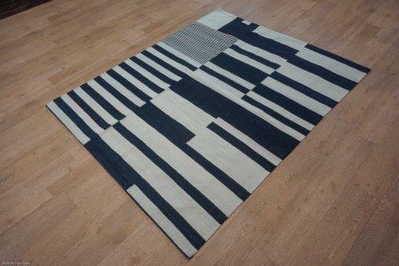 Hand-Knotted Mazar Kilim From Afghanistan