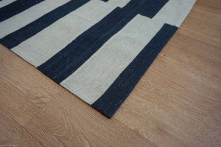 Hand-Knotted Mazar Kilim From Afghanistan