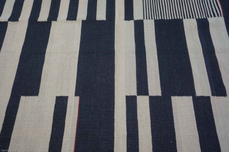 Hand-Knotted Mazar Kilim From Afghanistan