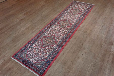 Hand-Knotted Tajabad Runner From Iran (Persian)