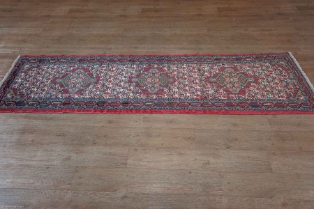 Hand-Knotted Tajabad Runner From Iran (Persian)