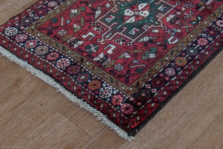 Hand-Knotted Karadjar Runner From Iran (Persian)