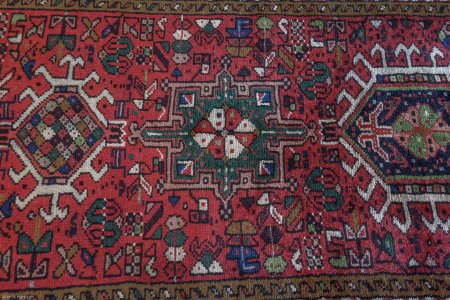 Hand-Knotted Karadjar Runner From Iran (Persian)