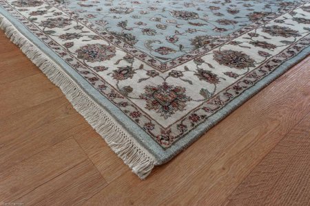 Hand-Knotted Royal Taj Rug From India