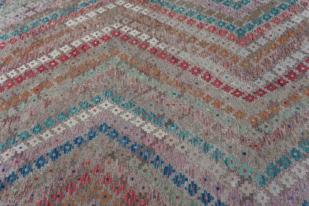 Hand-Woven Mazar Kilim From Afghanistan