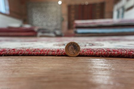 Hand-Knotted Indo Ziegler Rug From India