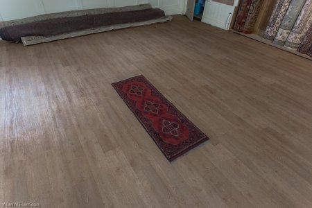 Hand-Knotted Khan Mahomadi Runner From Afghanistan