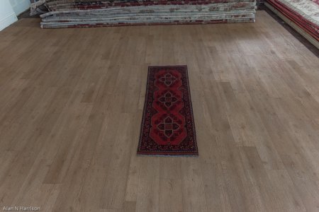 Hand-Knotted Khan Mahomadi Runner From Afghanistan