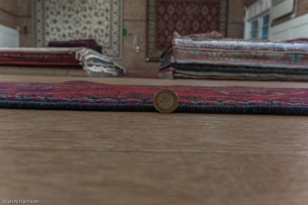 Hand-Knotted Khan Mahomadi Runner From Afghanistan