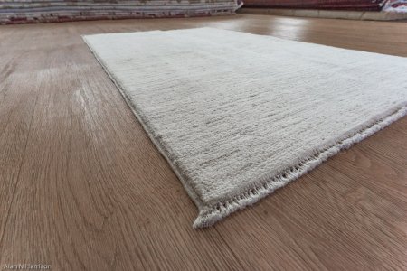 Hand-Knotted Berber Natural Rug From Afghanistan