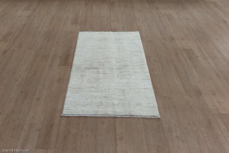 Hand-Knotted Berber Natural Rug From Afghanistan