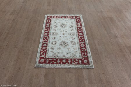 Hand-Knotted Ziegler Rug From Afghanistan