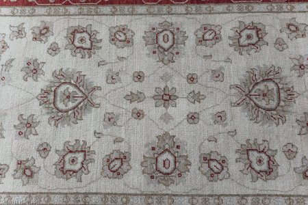 Hand-Knotted Ziegler Rug From Afghanistan
