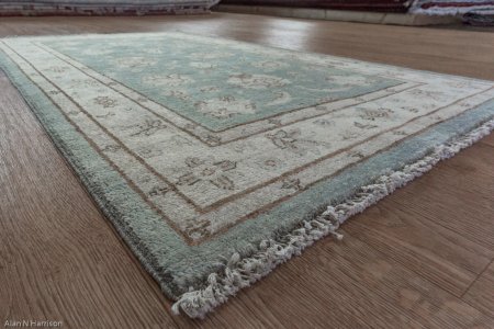 Hand-Knotted Ziegler Rug From Afghanistan