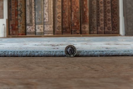 Hand-Knotted Royal Taj Rug From India