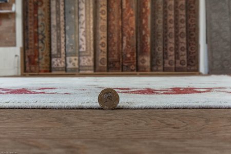 Hand-Knotted Ziegler Rug From Afghanistan
