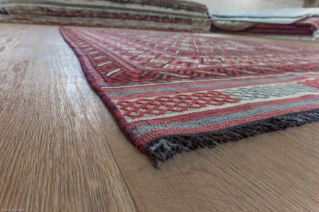 Hand-Woven Sakhari Rug From Afghanistan