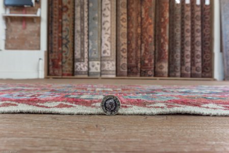 Hand-Woven Mazar Kilim From Afghanistan