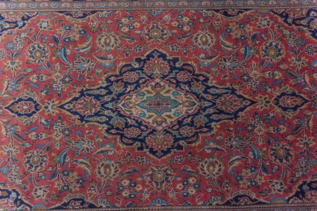 Hand-Knotted Keshan Rug From Iran (Persian)