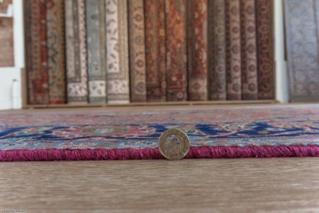 Hand-Knotted Keshan Rug From Iran (Persian)