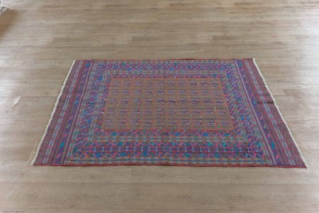 Hand-Woven Maliki Kilim Kilim From Afghanistan