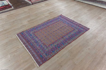 Hand-Woven Maliki Kilim Kilim From Afghanistan