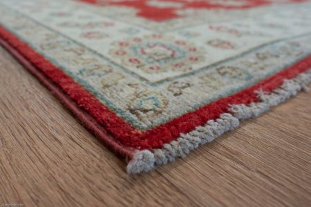 Hand-Knotted Ziegler Rug From Afghanistan
