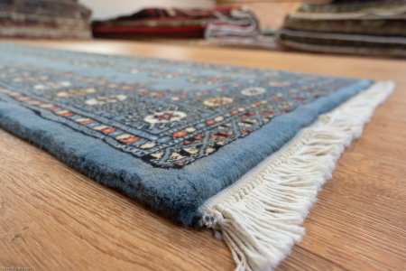 Hand-Knotted Bokhara Runner From Pakistan