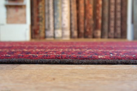 Hand-Knotted Khan Mahomadi Rug From Afghanistan